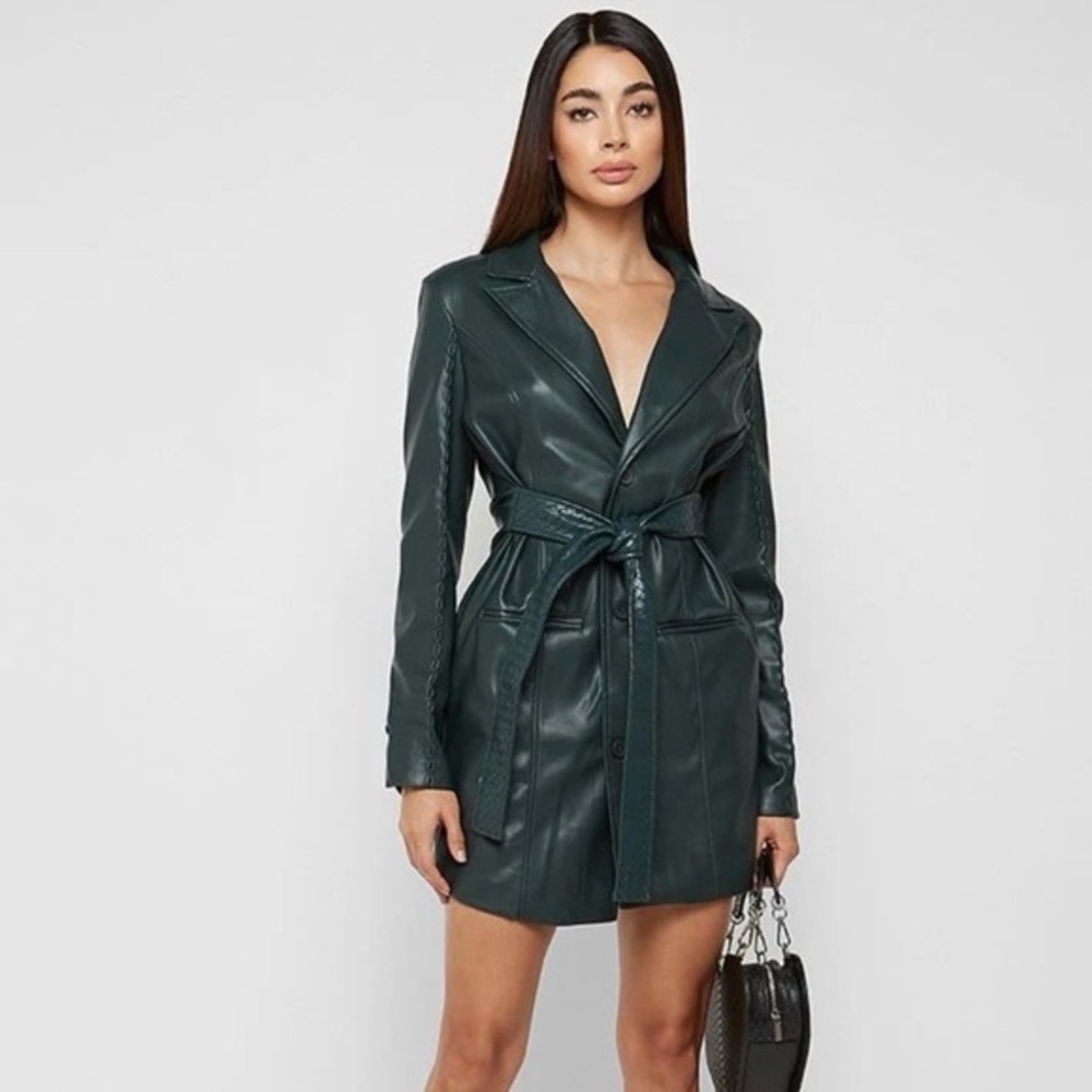 NWT - Maniere de Voir Green Jacket - Size US Large (Size UK 14)